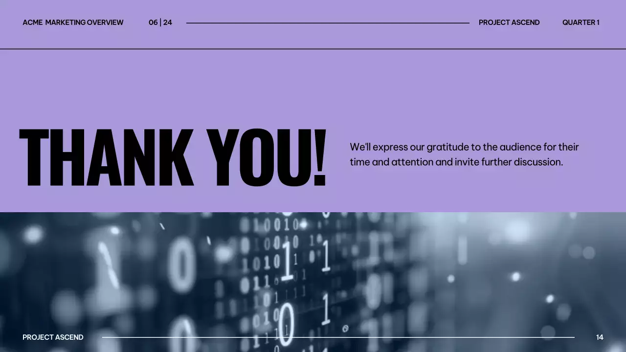 Orange Professional Marketing Presentation