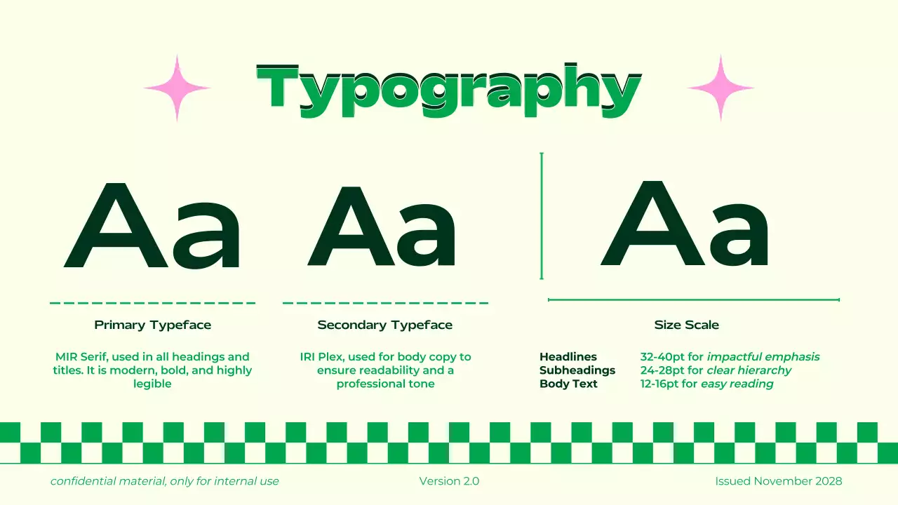 Green Modern Brand Guidelines Presentation