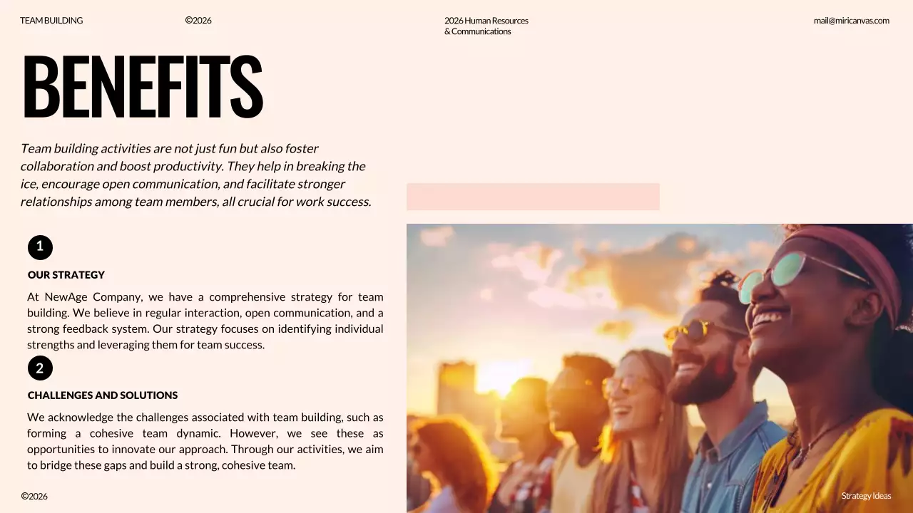 Beige Professional Team Presentation