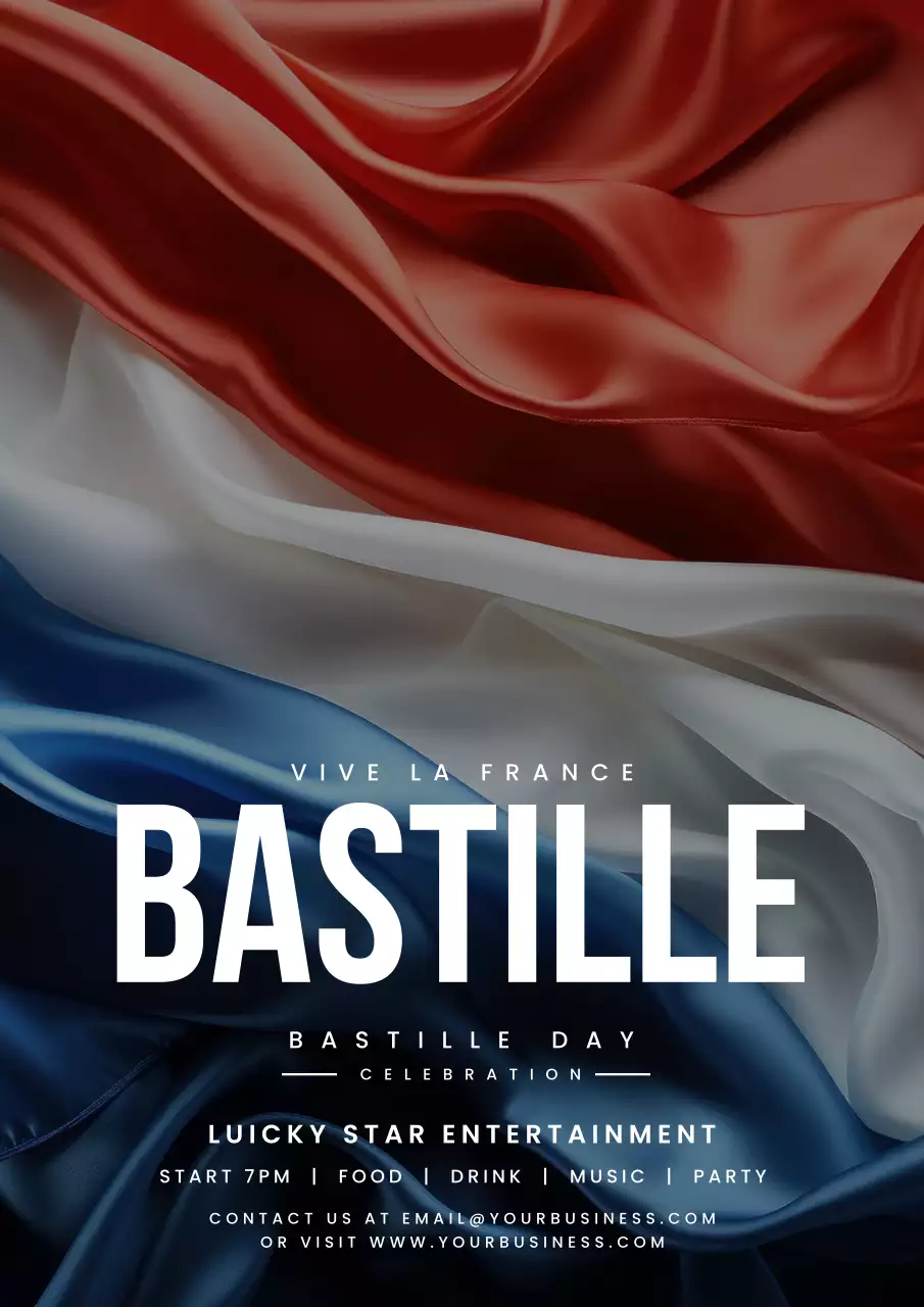 Red Elegant Celebration Invitation Poster