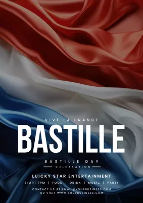 Red Elegant Celebration Invitation Poster