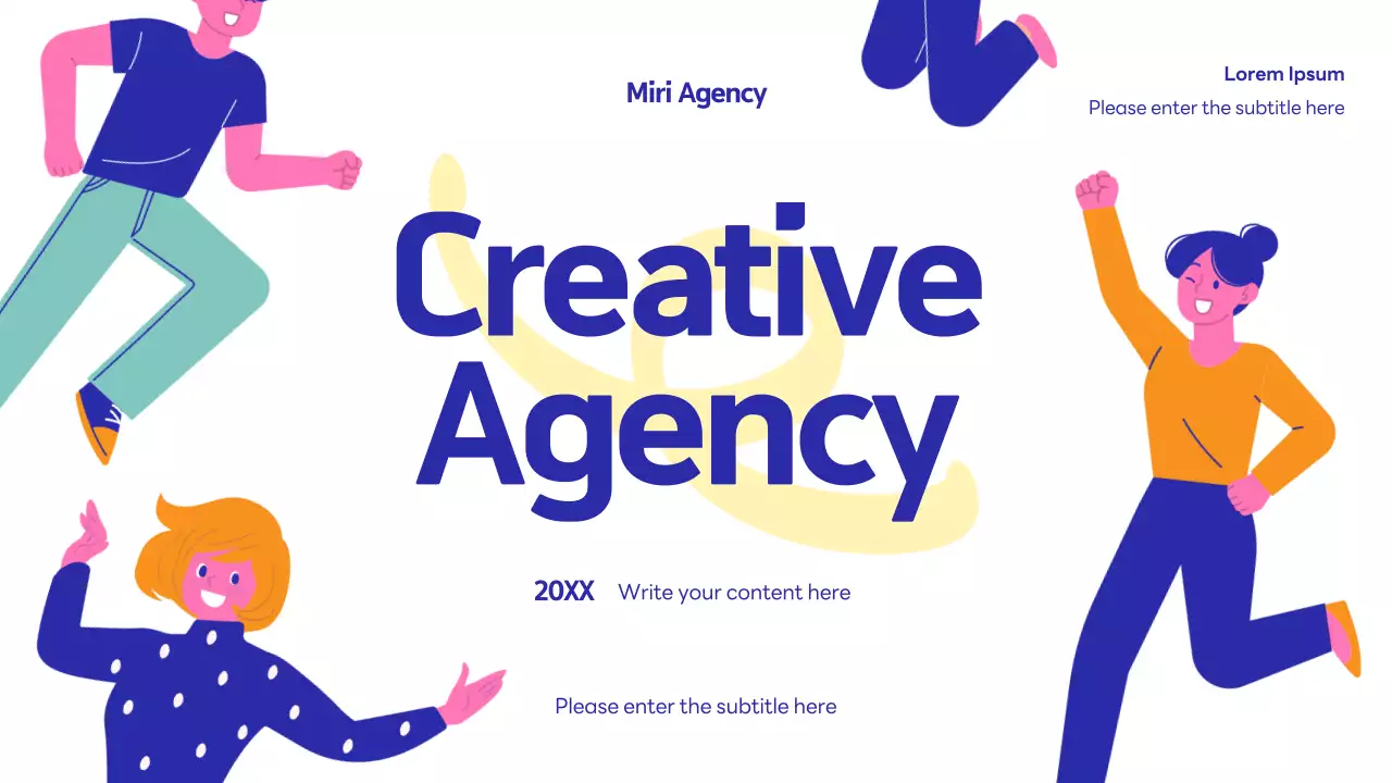 Blue Trendy Creative Agency Introduction Presentation