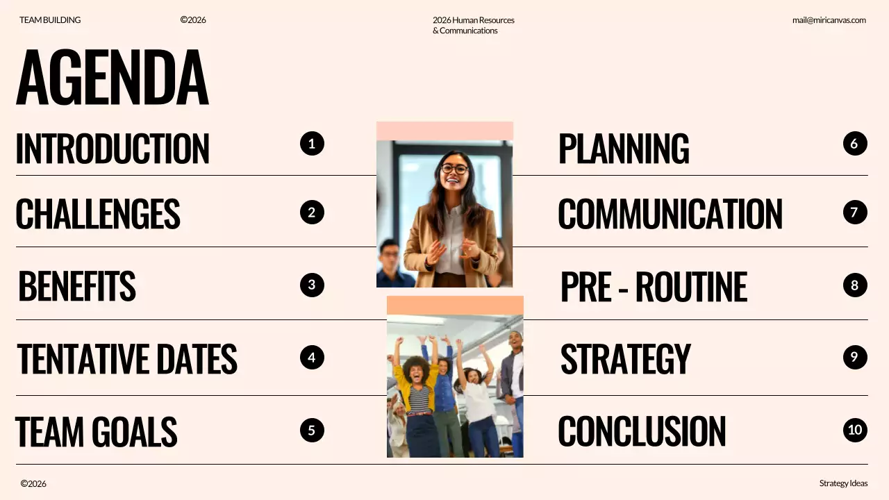 Beige Professional Team Presentation