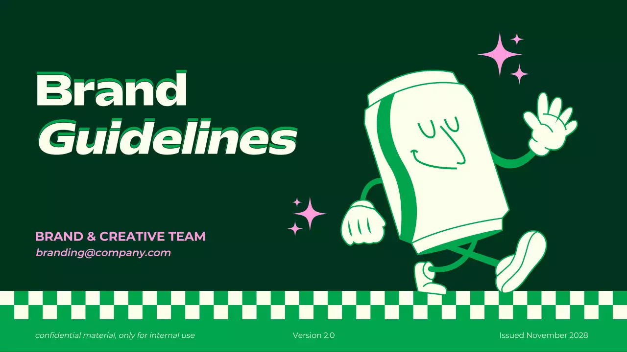 Green Modern Brand Guidelines Presentation