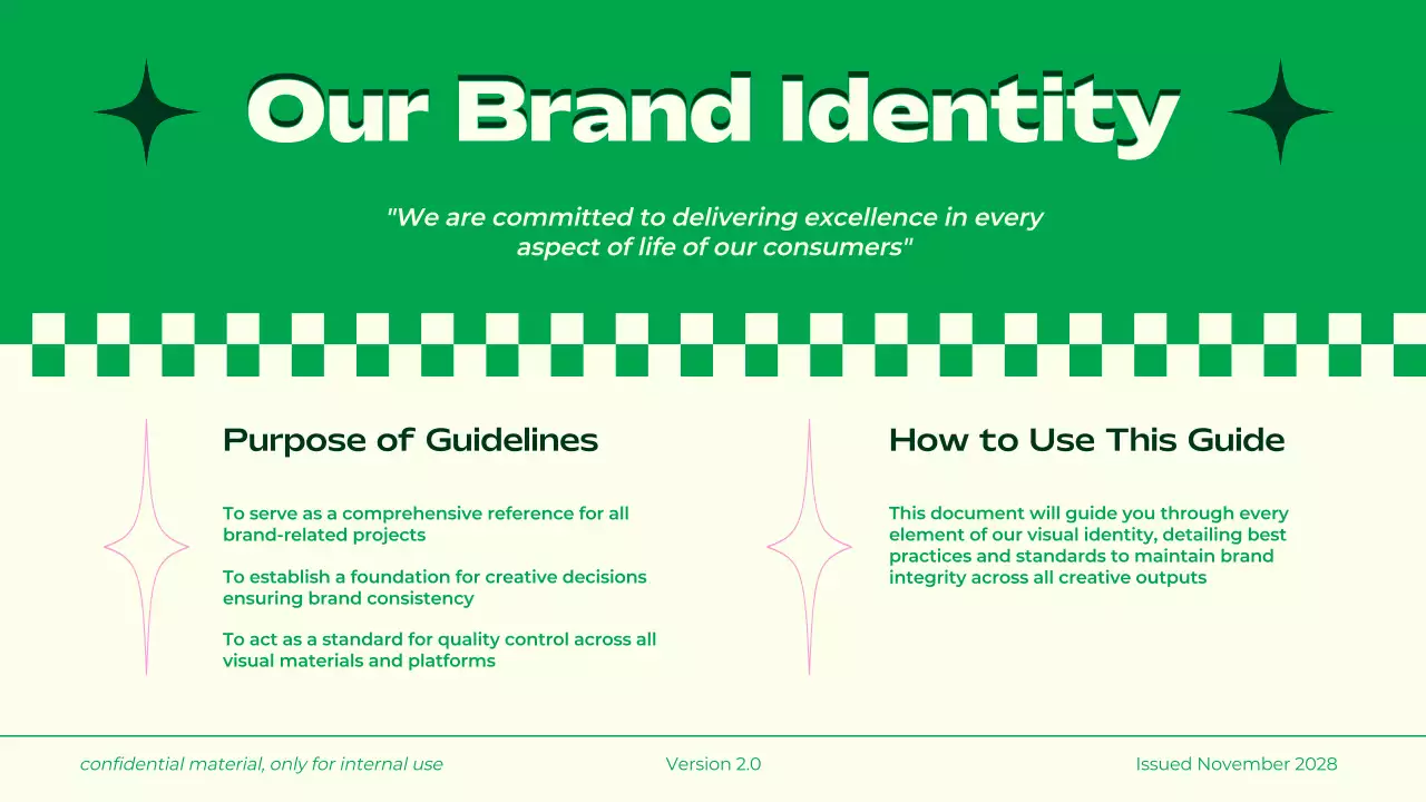 Green Modern Brand Guidelines Presentation