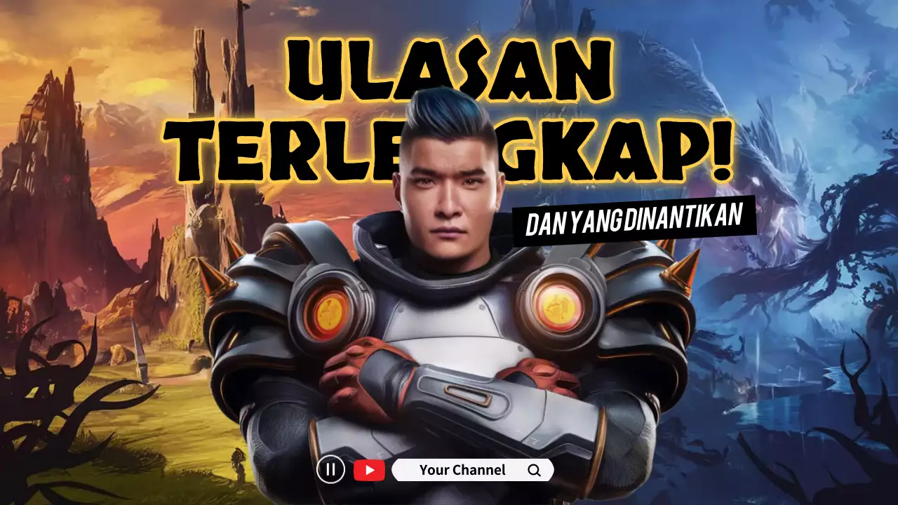 Ulasan Orange Futuristic Gaming Promosi Gambar Mini YouTube
