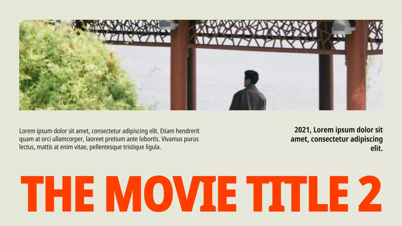 Beige Modern Film Portfolio Presentation