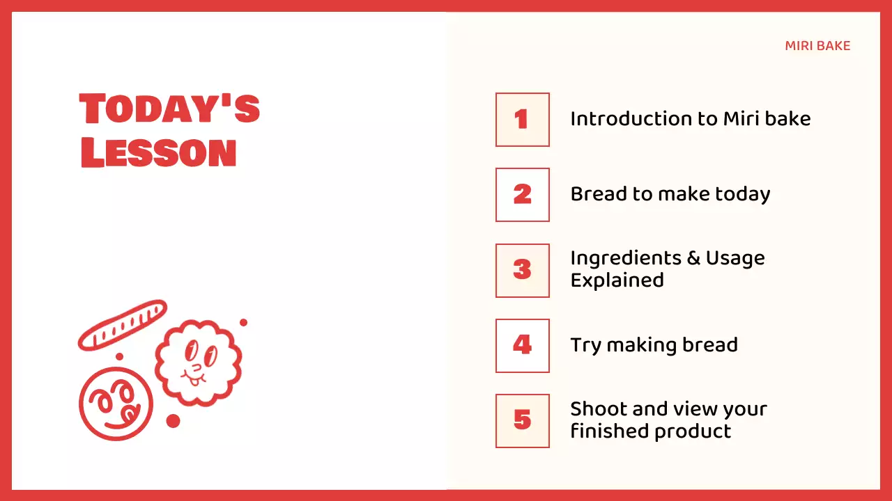 Red Modern Vegan Class Guide Presentation