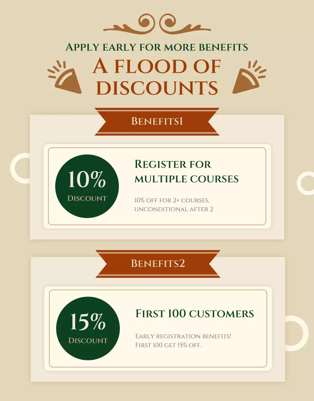 Beige Traditional Cultural Recruitment Invitation Poster