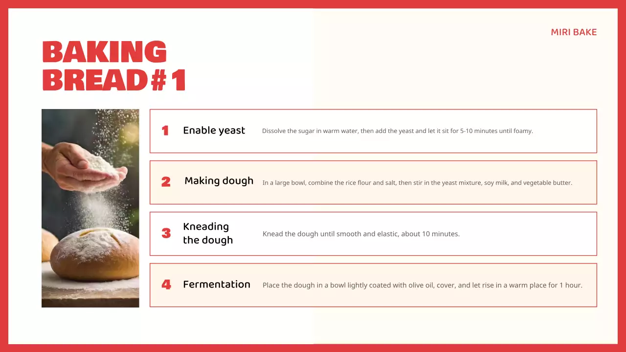 Red Modern Vegan Class Guide Presentation