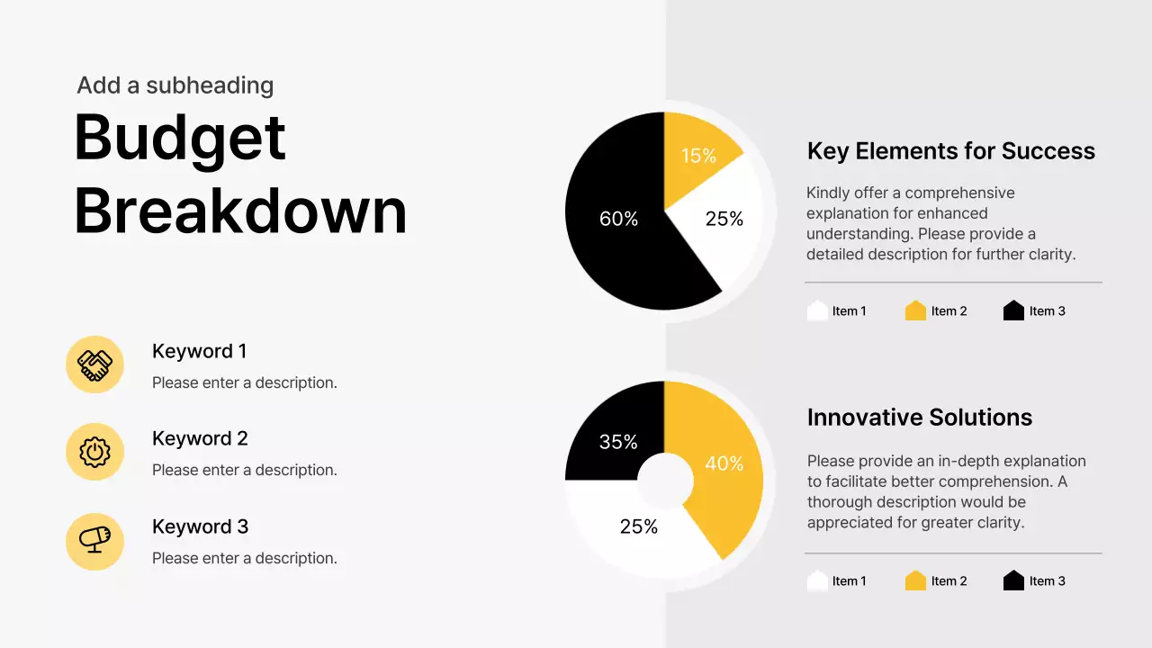 Apresentação do documento de proposta do projeto Yellow Modern