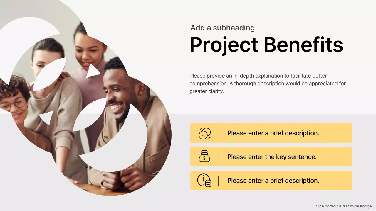 Apresentação do documento de proposta do projeto Yellow Modern