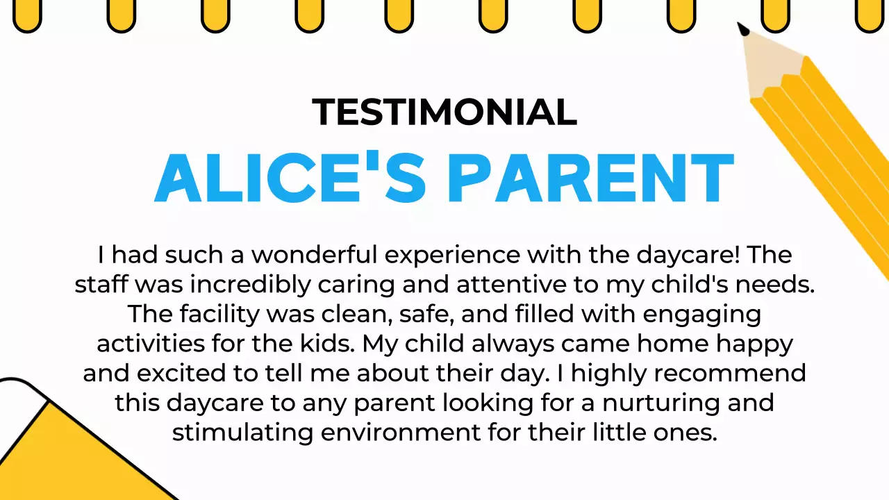 Yellow Playful Daycare Promotion Presentation