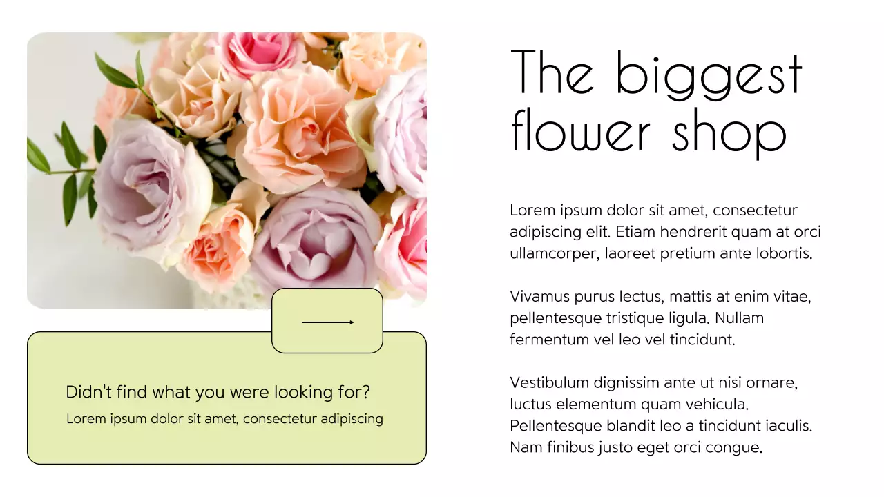 Green Elegant Flower Promotion Presentation