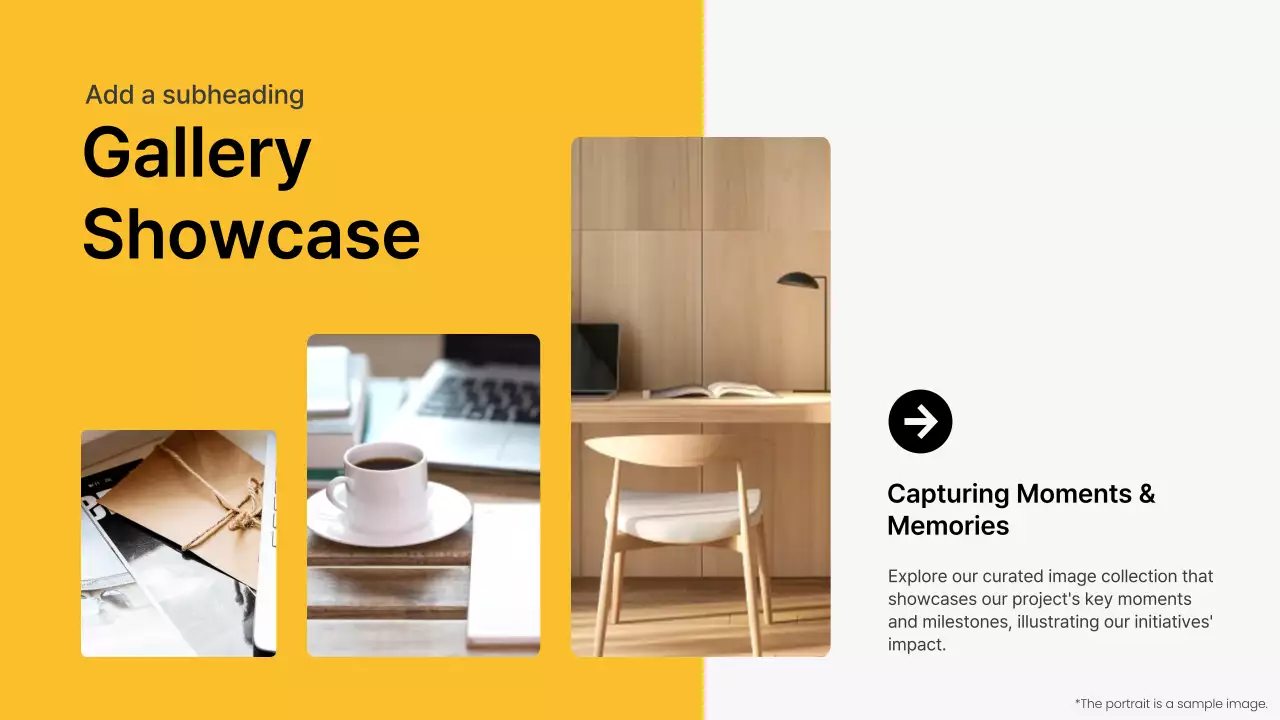 Apresentação do documento de proposta do projeto Yellow Modern