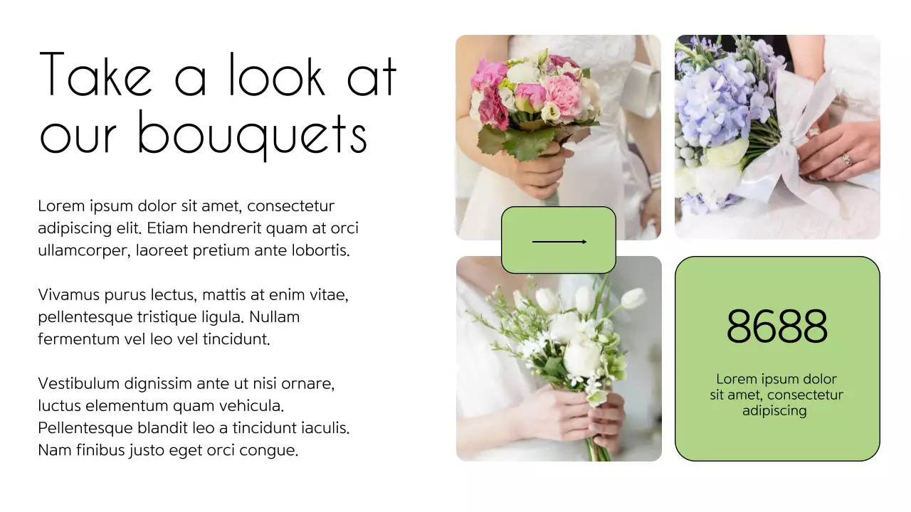 Green Elegant Flower Promotion Presentation