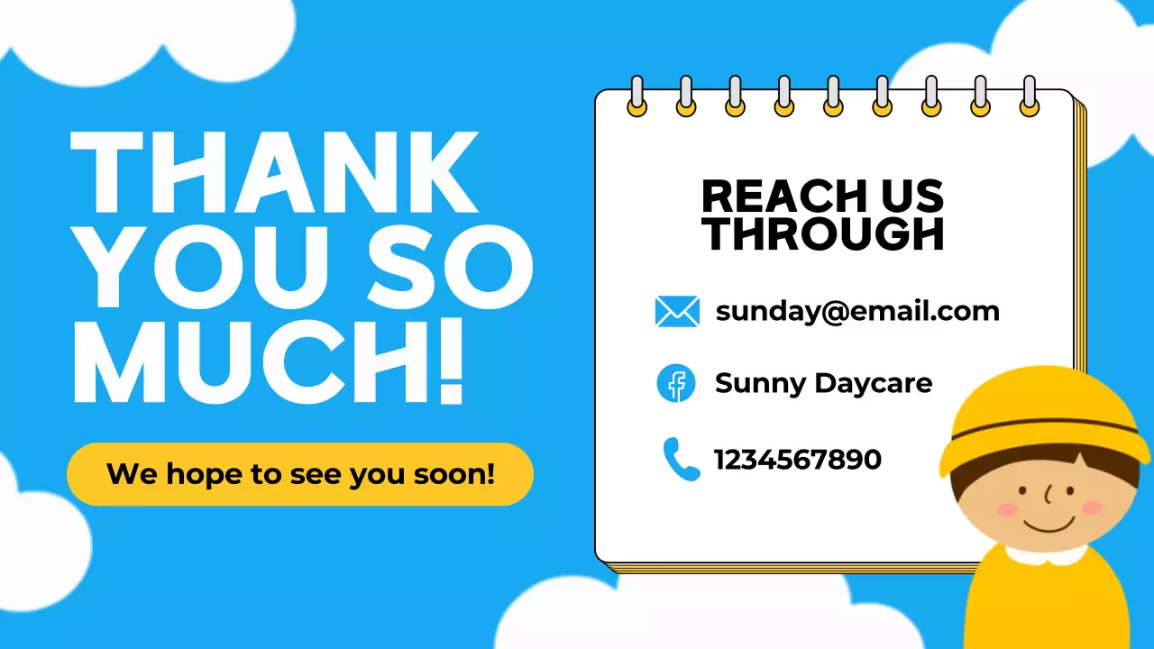 Yellow Playful Daycare Promotion Presentation