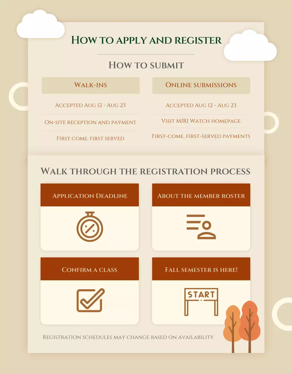 Beige Traditional Cultural Recruitment Invitation Poster