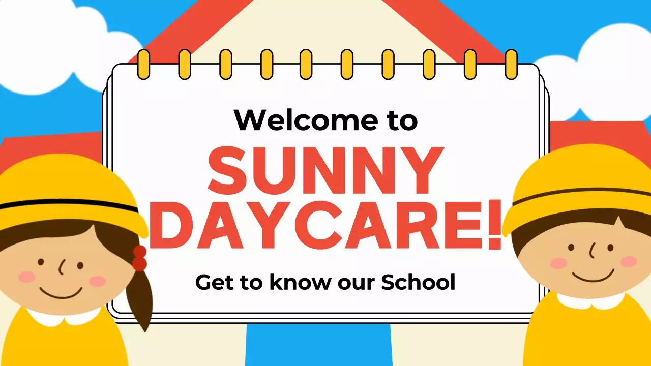 Yellow Playful Daycare Promotion Presentation