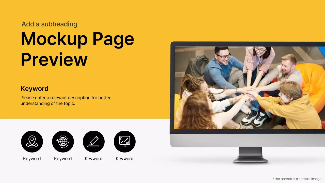 Apresentação do documento de proposta do projeto Yellow Modern