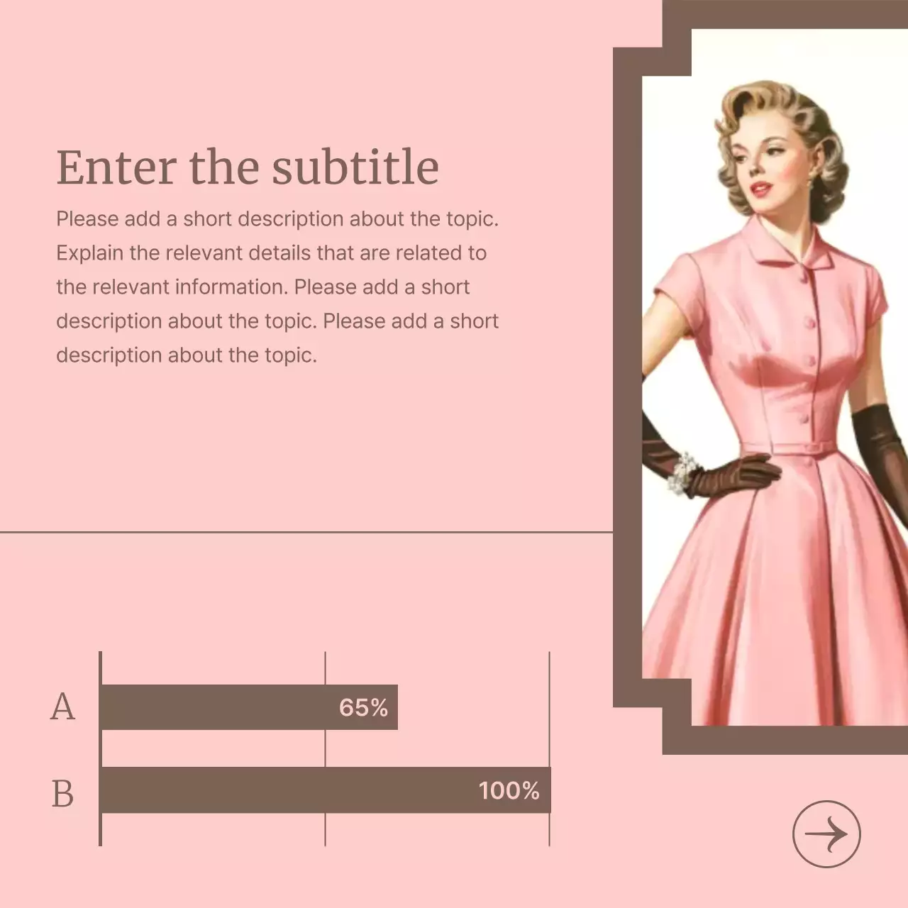 Pink Vintage Historical Guide Carousel