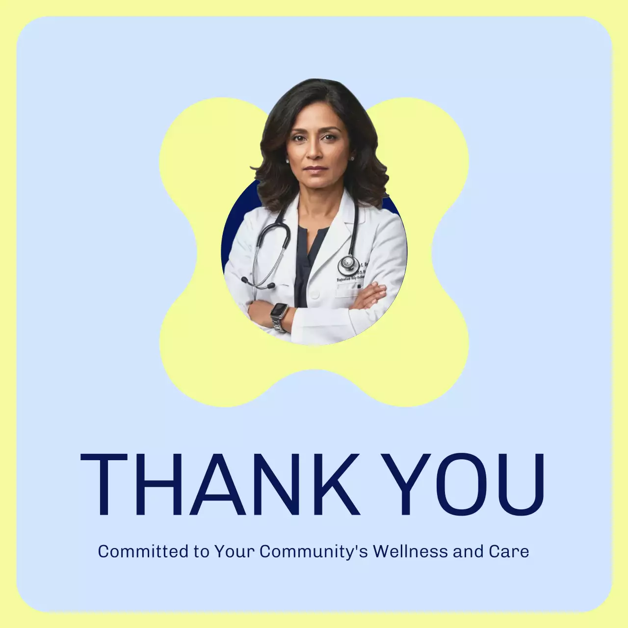 Blue Professional Health Promotion Carousel