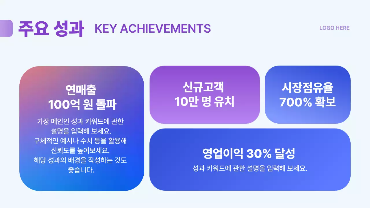 파랑 기본 보고서 정보 전달