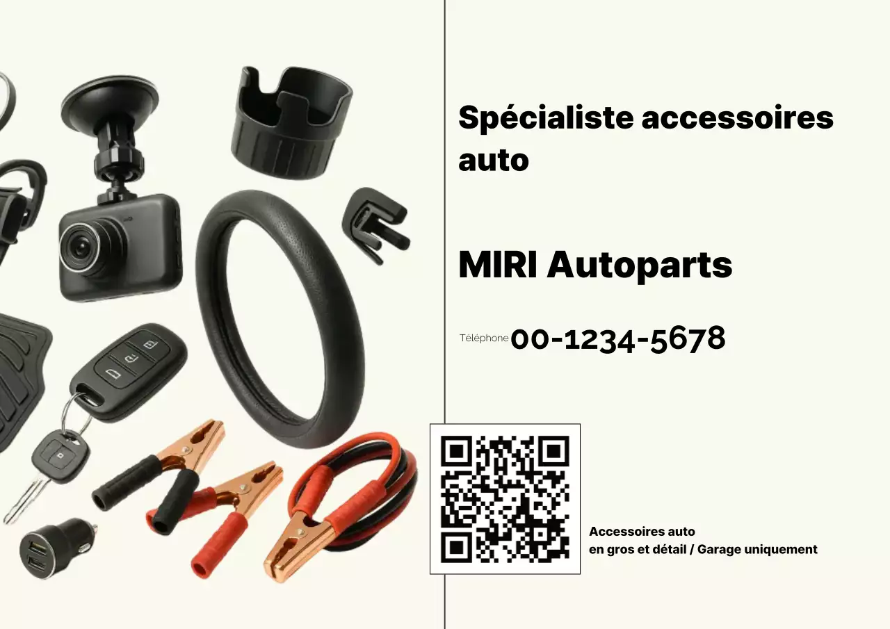 Publicité pour une voiture moderne beige