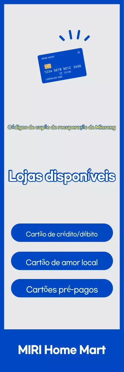 Guia de Cupons de Consumo Simples Azul