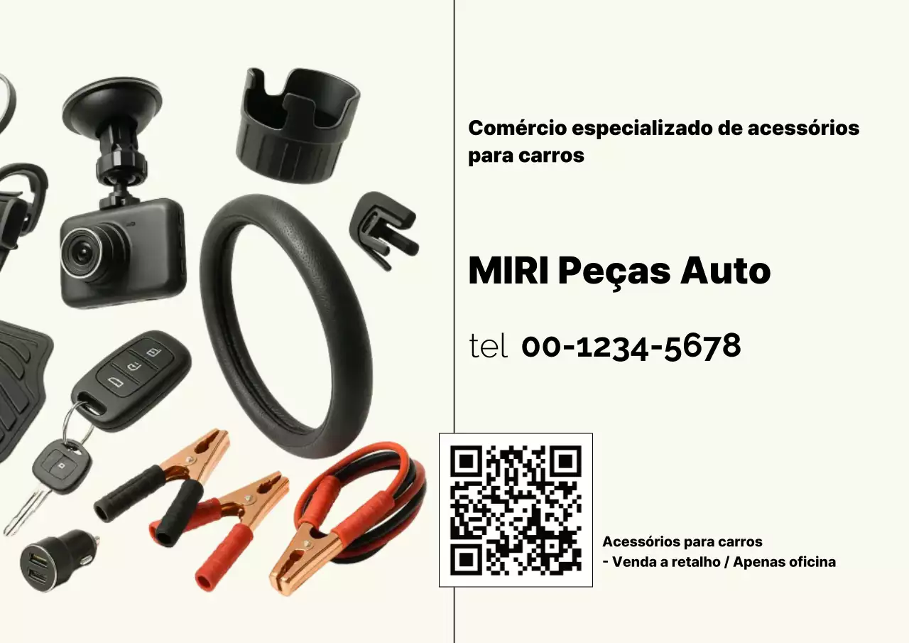 Anúncio de carro moderno bege