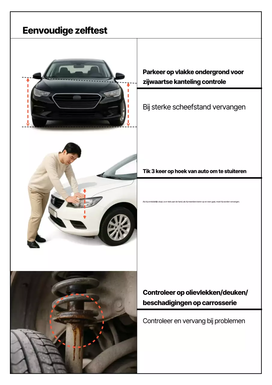 Blauwe moderne auto-onderhoudsgids