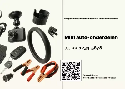 Beige moderne autoadvertentie