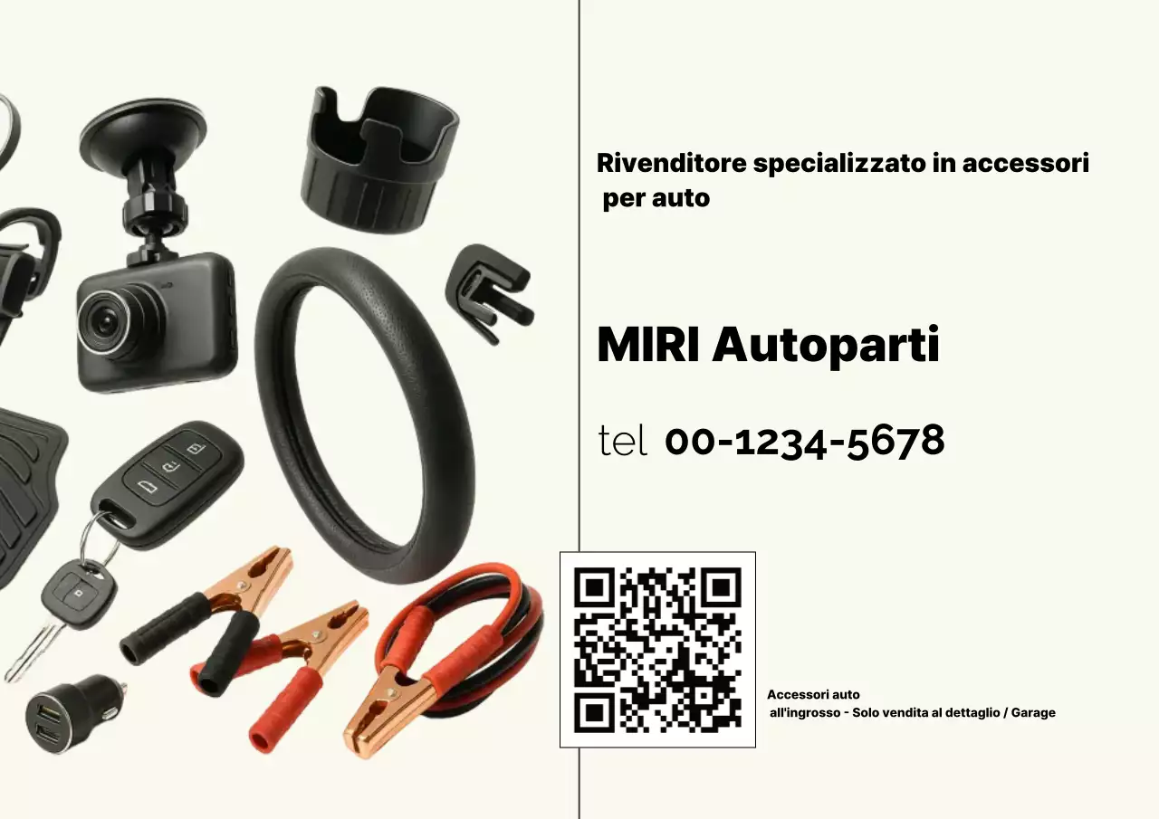 Pubblicità di un'auto moderna beige