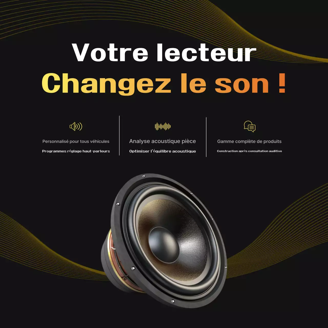 Publicité Black Modern Sound