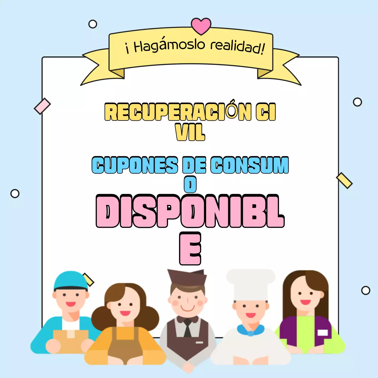 Promoción de cupón para bebé azul cielo