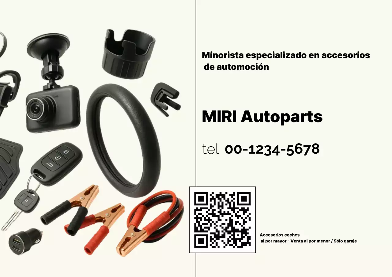 Anuncio de coche moderno beige