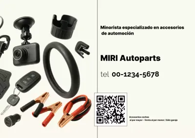 Anuncio de coche moderno beige