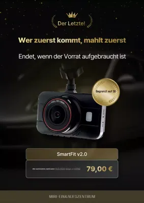 Schwarze moderne Autozubehör-Werbung