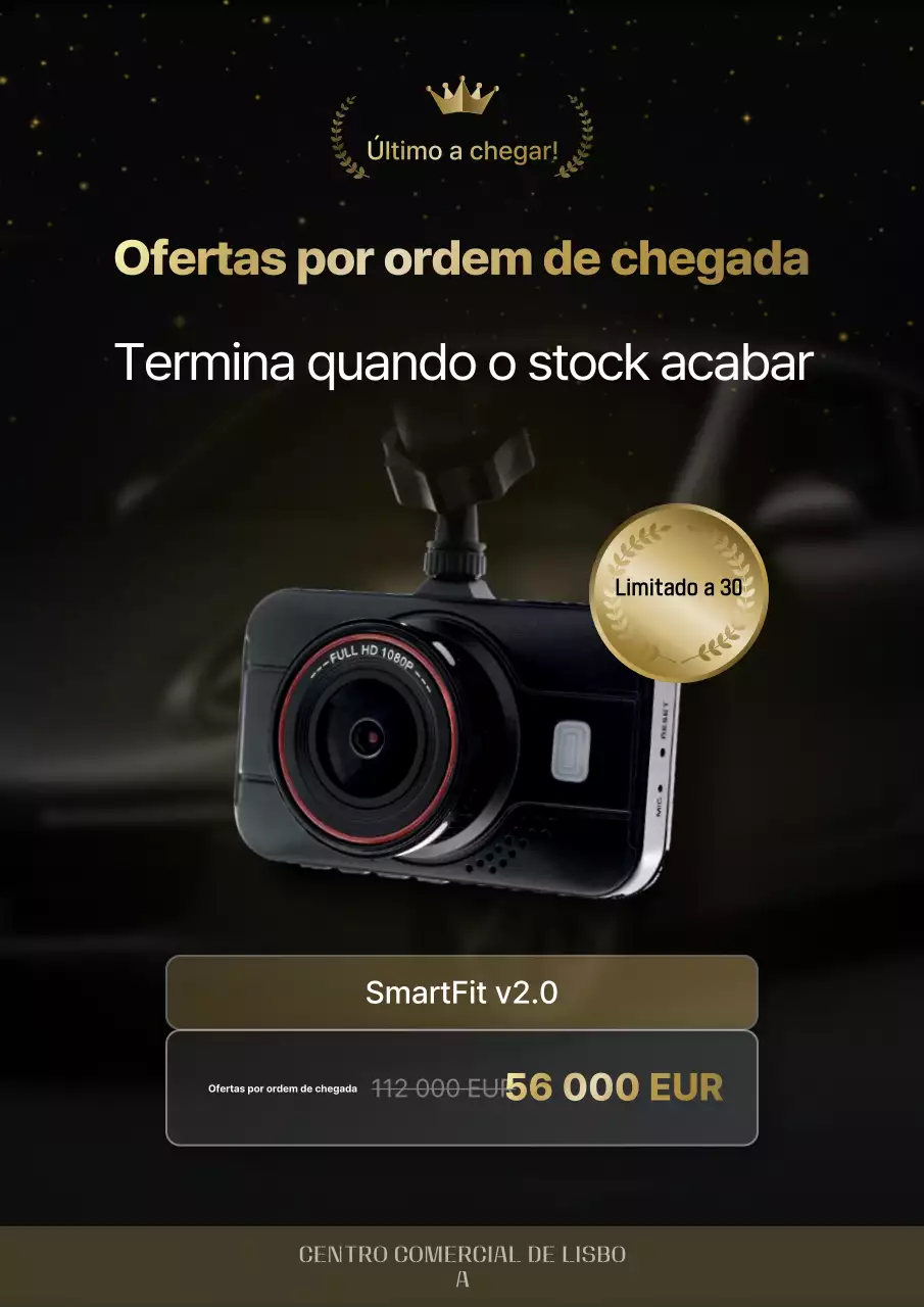Anúncio de acessórios para carros modernos pretos