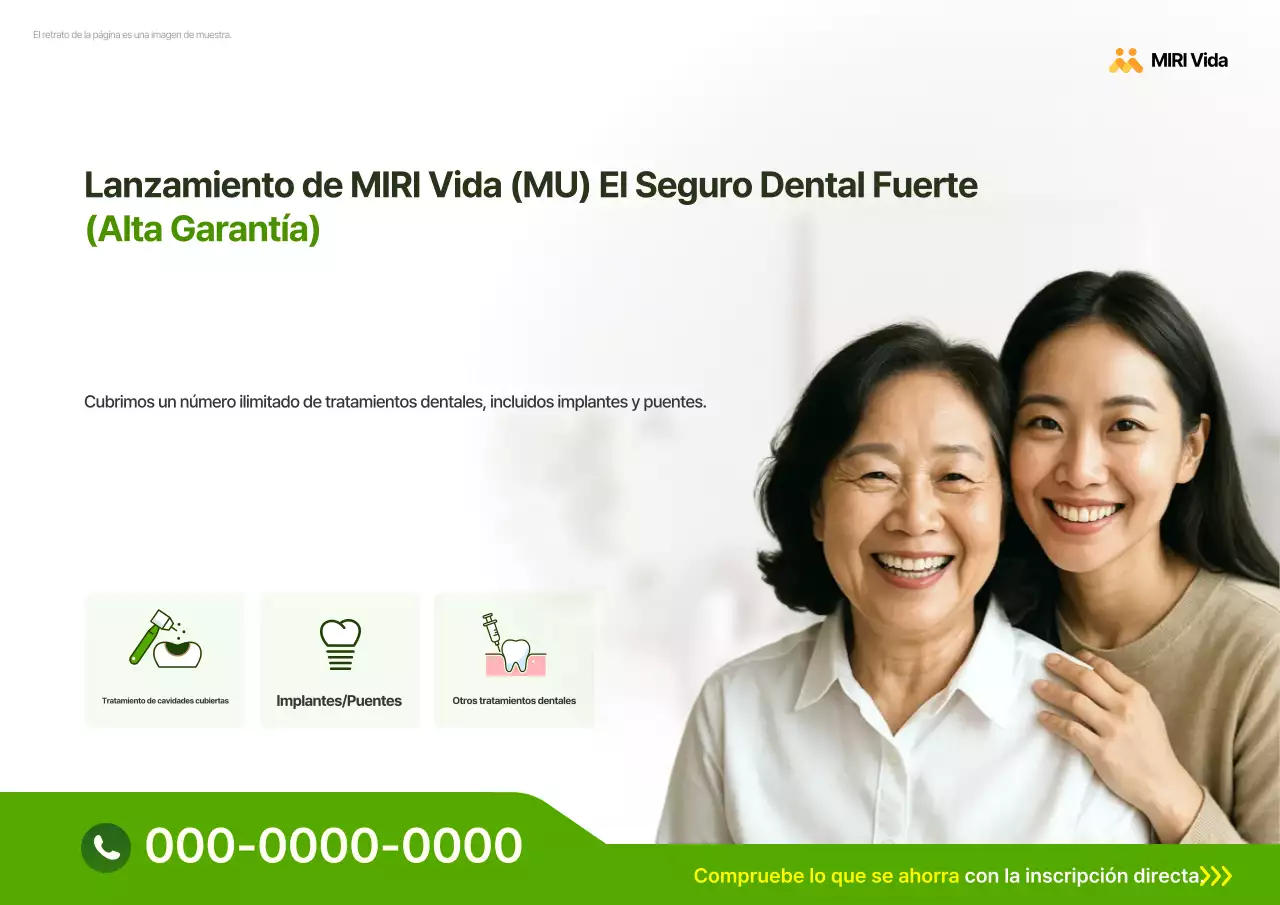 Anuncio de seguros moderno y ecológico