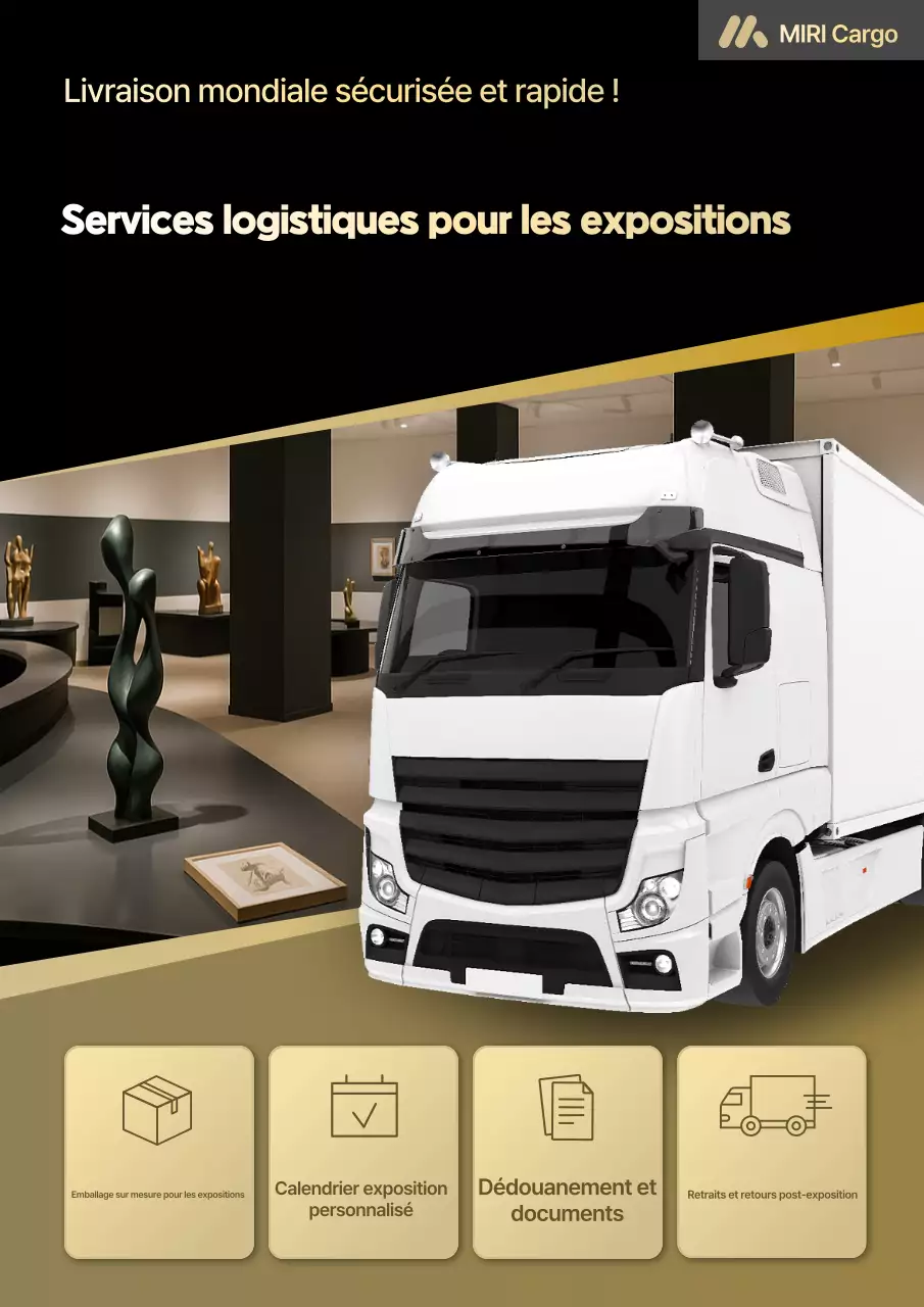 Publicité pour la logistique des voitures modernes noires