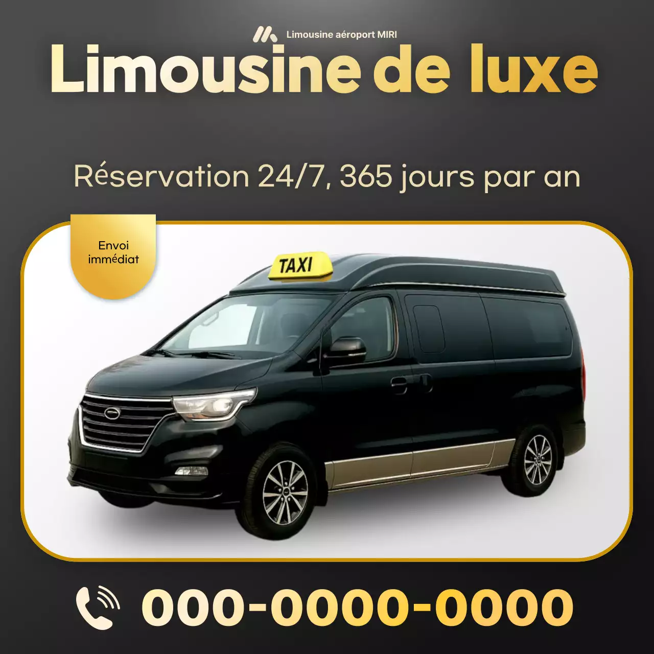 Publicité routière moderne noire