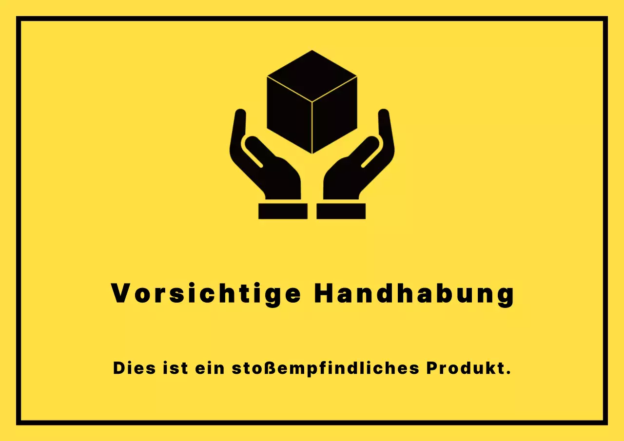 Gelbe einfache Sicherheitsrichtlinien