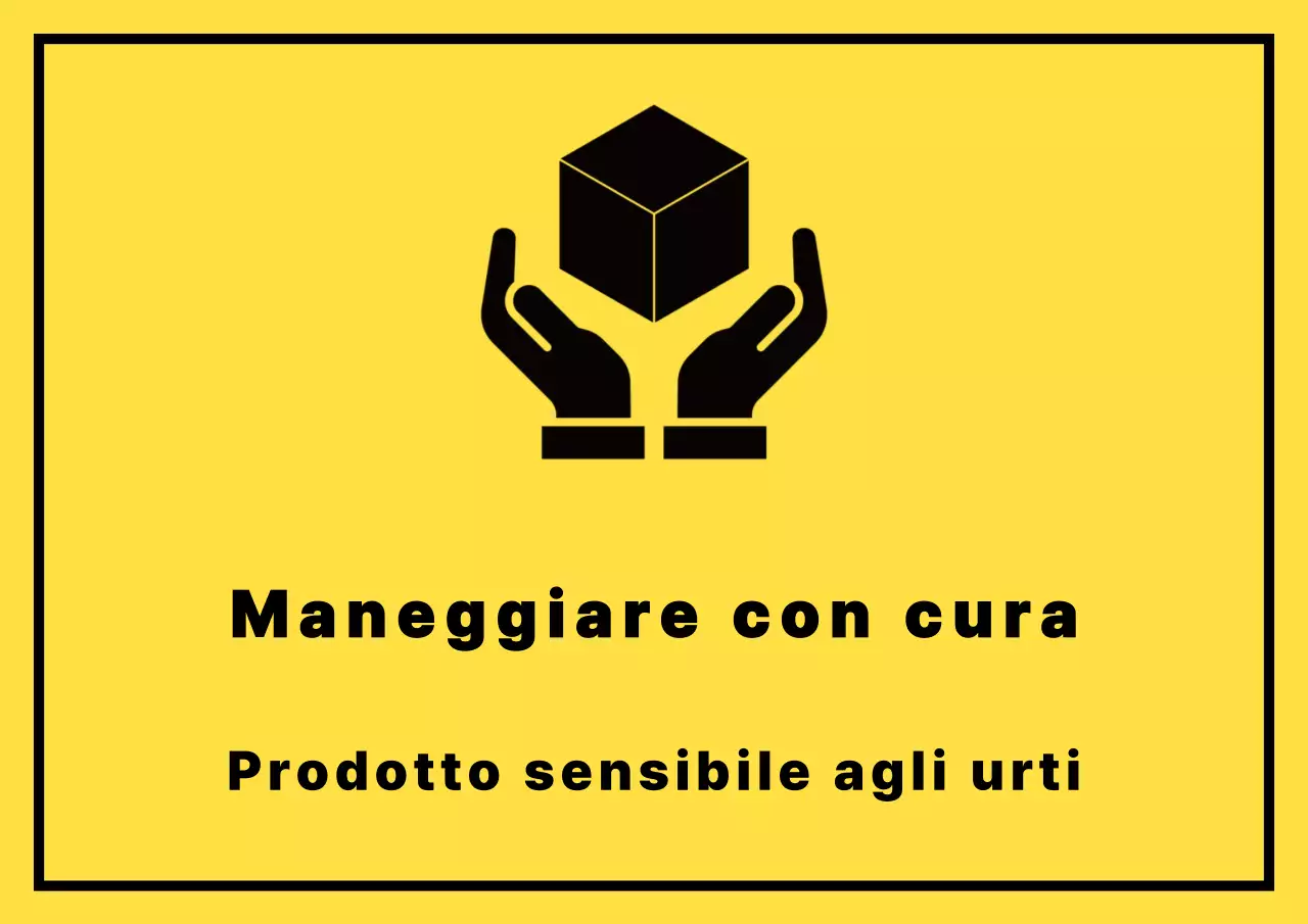 Linee guida di sicurezza semplici gialle
