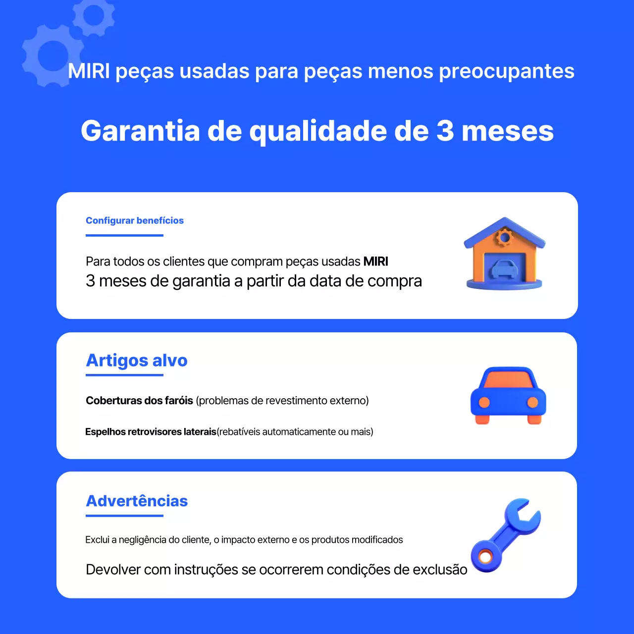 Guia de Garantia de Qualidade de Peças Automotivas Blue Simple