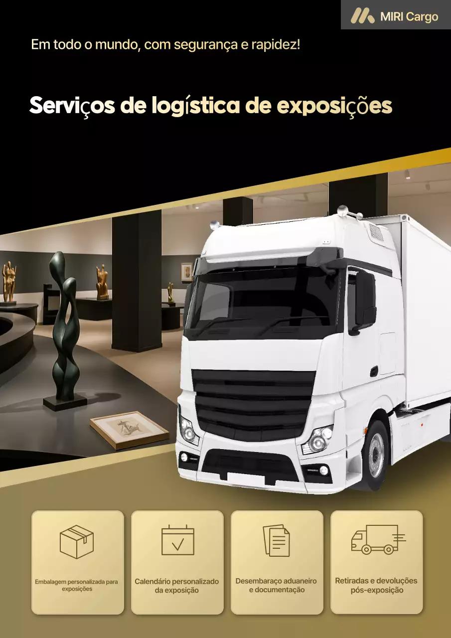 Anúncio de logística de carros modernos pretos