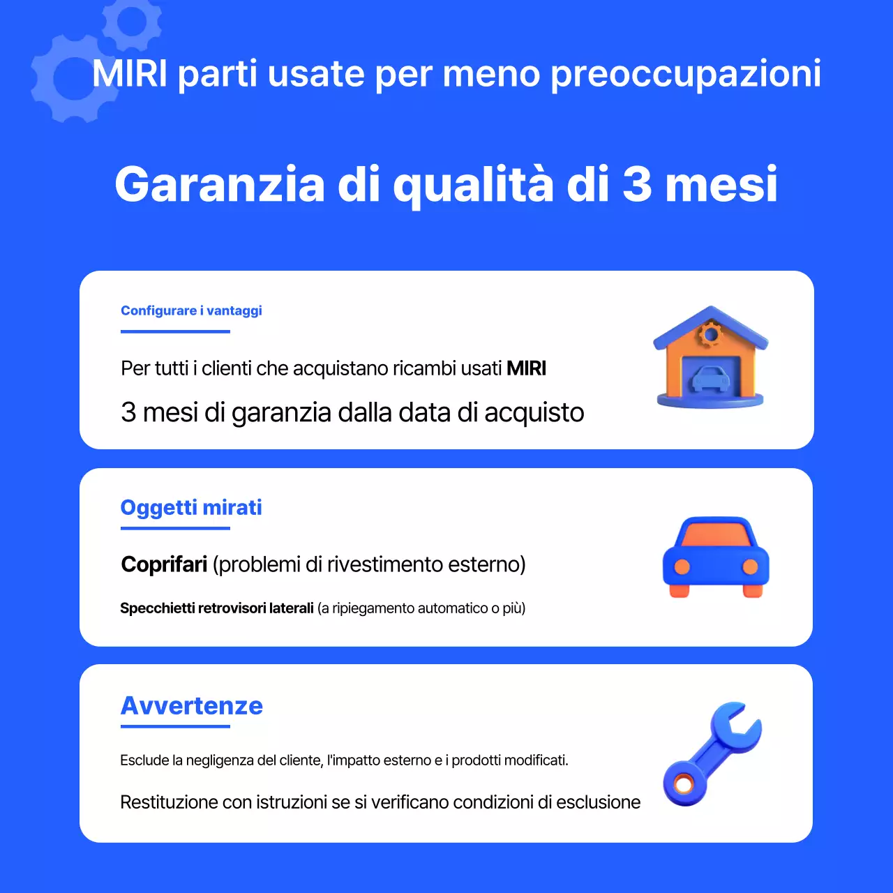 Guida alla garanzia della qualità di Blue Simple Auto Parts