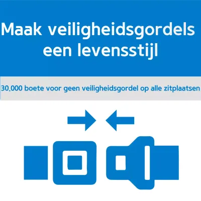 Blauwe Eenvoudige Veiligheidscampagnegids