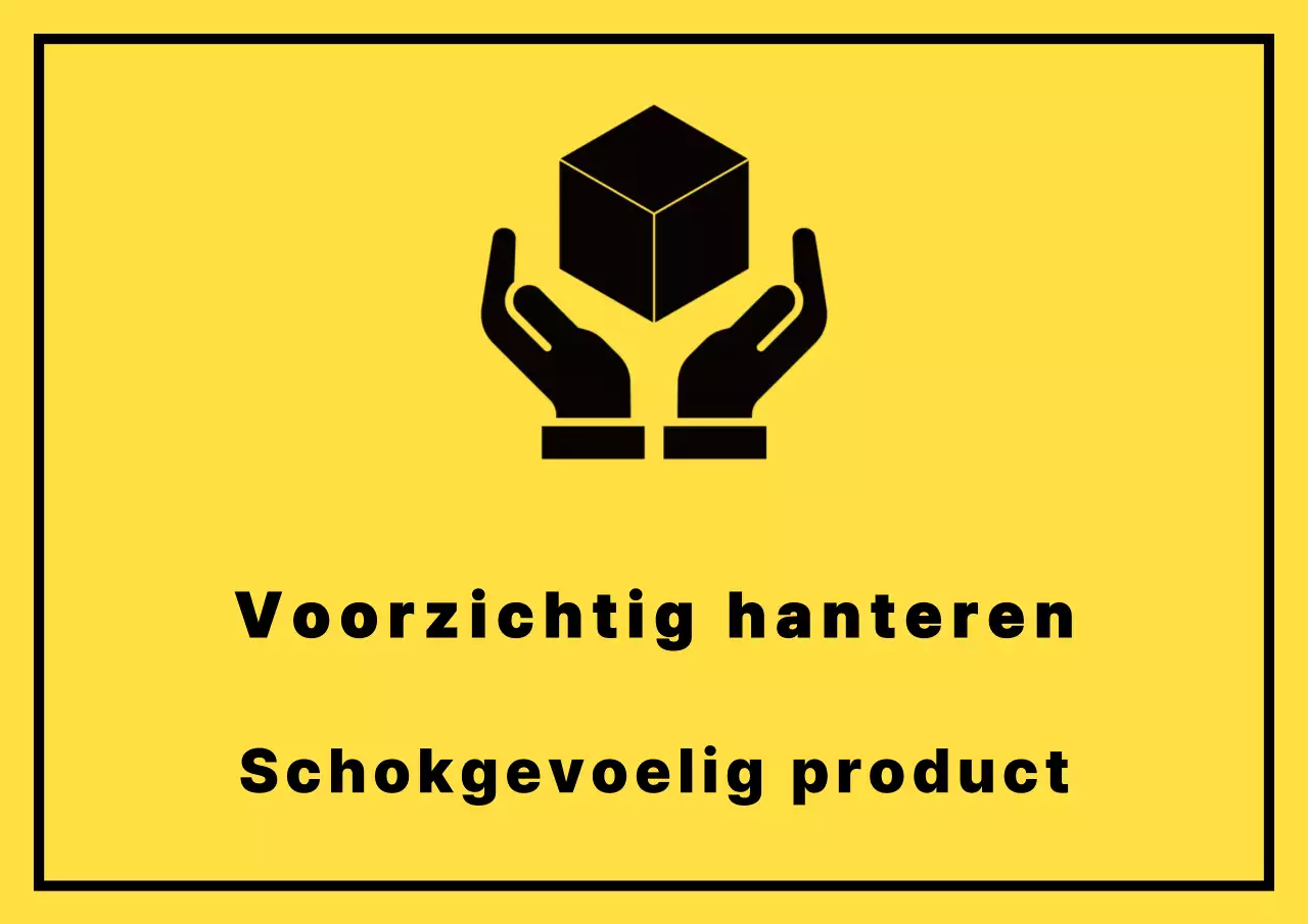 Gele eenvoudige veiligheidsrichtlijnen