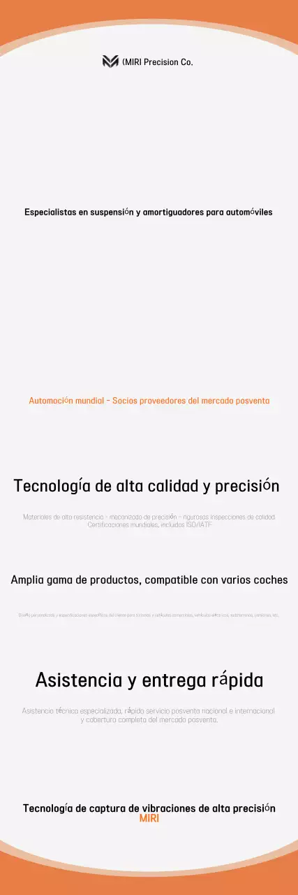 Anuncio de autopartes sencillas de Orange